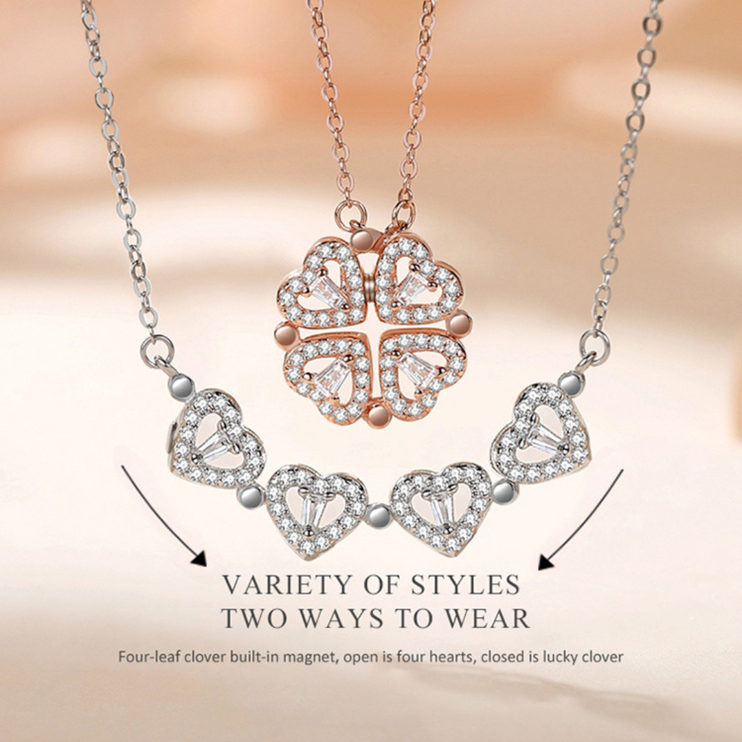 Hearts of Clover Necklace